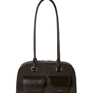 Stand Oil Chubby Bag in Maroon Combi